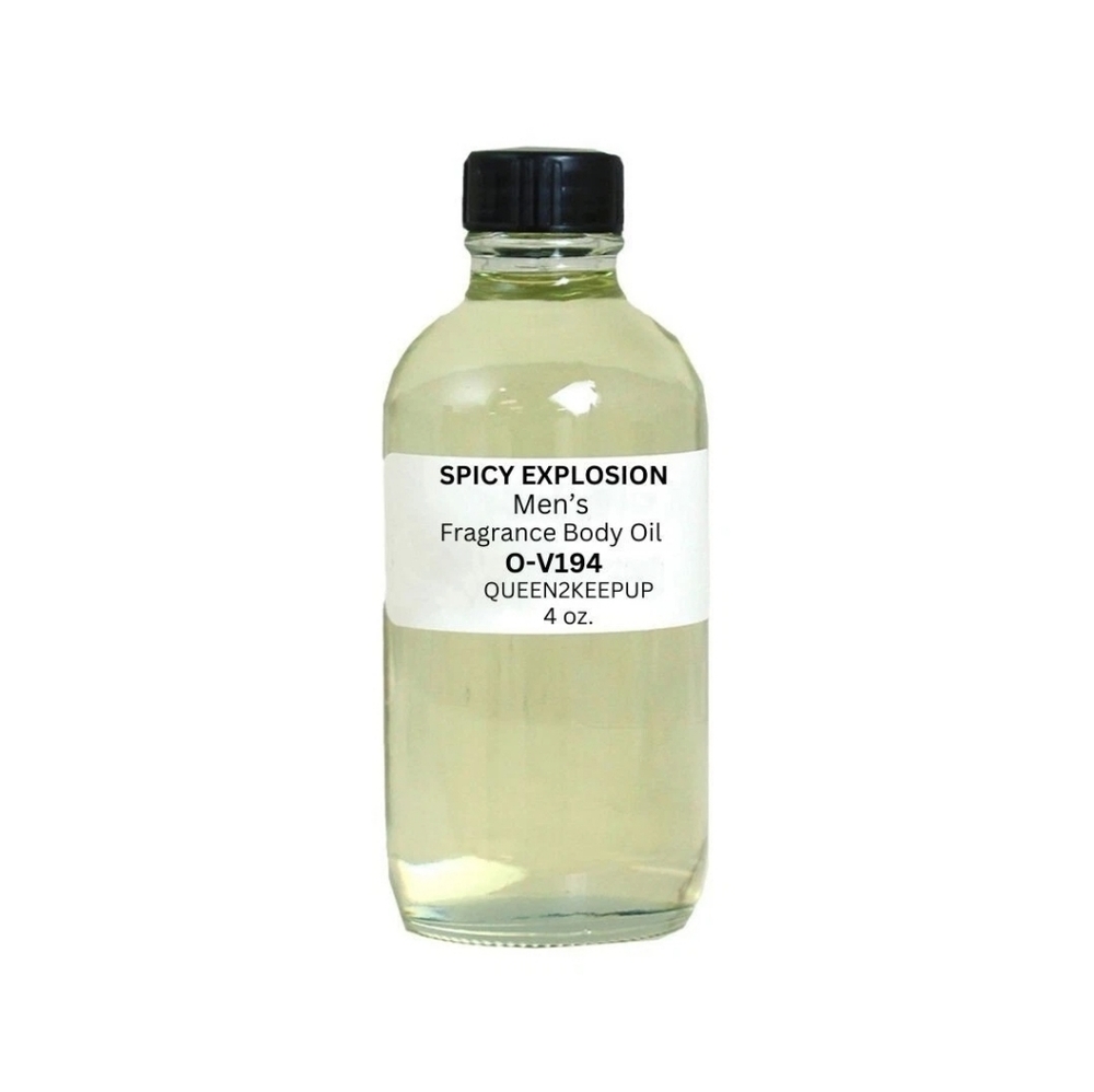 Spicy Explosion (Men) Body Oil 4 oz Fragrance All Natural Scent - Picture 5 of 5